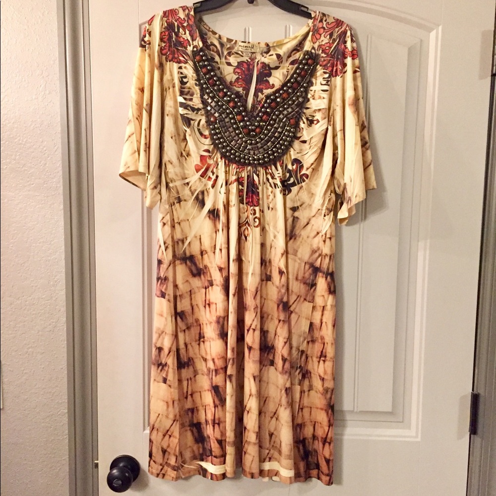 One World Beaded Dress